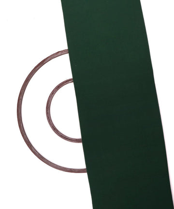bottle green plain crepe fabric